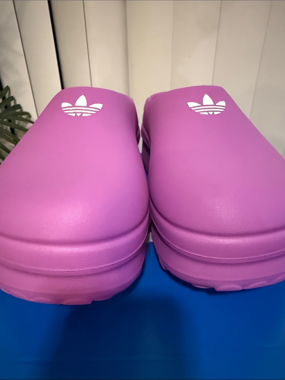 adidas Originals adiFOM Stan Smith Platform Mules - Purple Burst - Picture 6 of 7